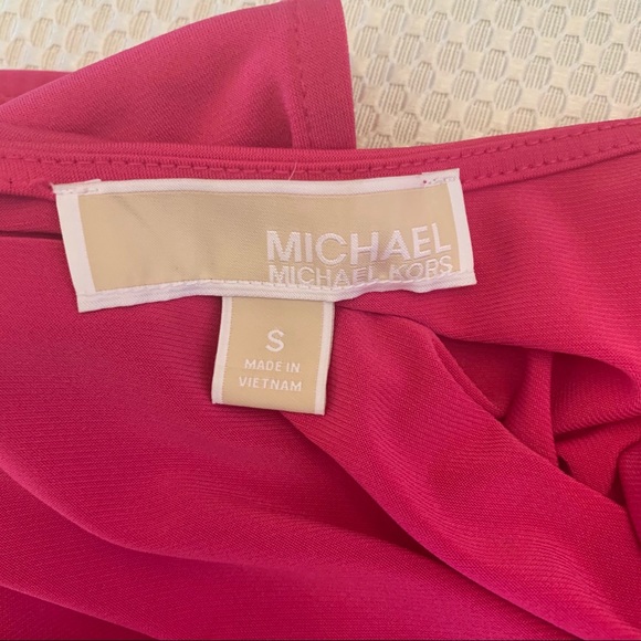 MICHAEL Michael Kors Pink Zipper Shoulder Dress B19/3 - Picture 6 of 11